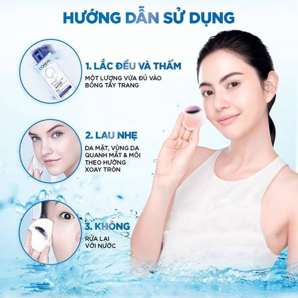 Nước Tẩy Trang Loreal L Oreal 400ml Cho Da Dầu Mụn Và Nhạy Cảm