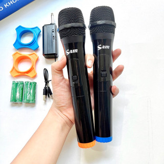 MIC KHÔNG DÂY SAM âm thanh cực lớn dùng cho âm ly loa kéo âm thanh chất lượng cao