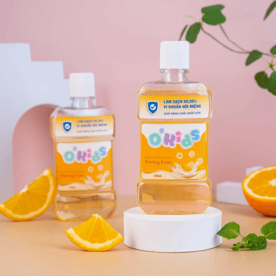 NƯỚC SÚC MIỆNG TRẺ EM O'KIDS 250ML