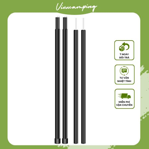 Cây chống mái lều cắm trại bộ 2 cây ,gậy rút, thanh chống tăng bạt cửa lều - Thiết bị cắm trại chất lượng cao.