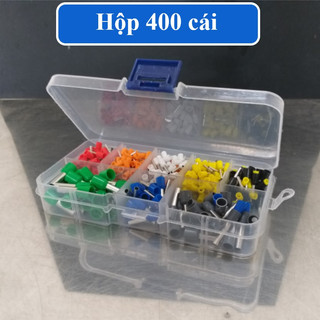 Đầu cos pin rỗng bấm dây điện 25mm [50cái] đầu cốt kim bằng đồng, cosse (cót) nối aptomat (CB) E25-16