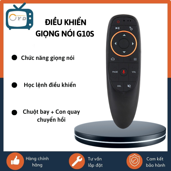 Điều khiển giọng nói G10S/G20/MX3  cho Android Tvbox, Smart Tv,...kèm chức năng chuột bay, học lệnh,...