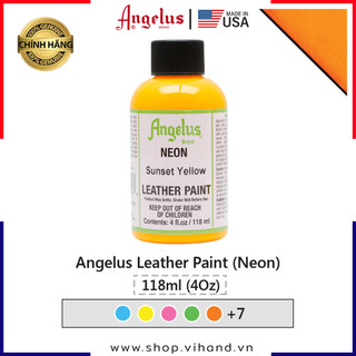 Màu vẽ da, vải Angelus Leather Paint (Neon) – 118ml (4Oz)