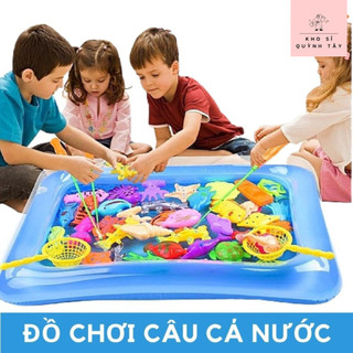 Bộ đồ chơi câu cá cho bé kèm bể phao