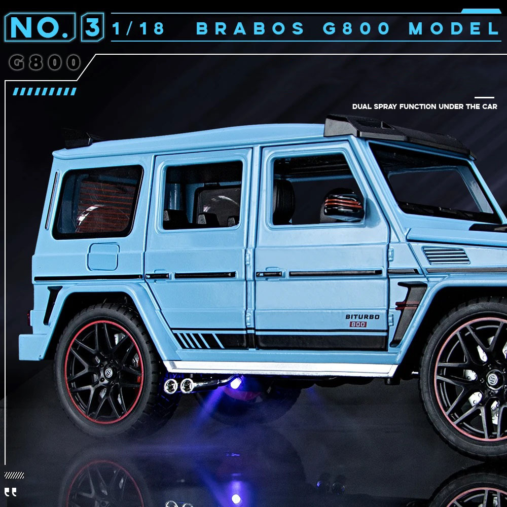 Mô hình xe Mercedes Brabus G800 1:18 Chezhi