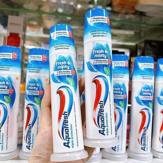 KEM ĐÁNH RĂNG AQUAFRESH ỐNG - UK