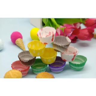 650 cái cup giấy nến mềm đường kính đáy 2.5cm F6 dùng để lót bánh các loại