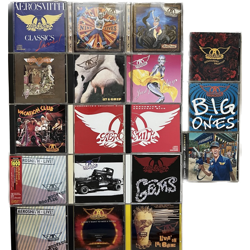 CD các albums (album), singles (đĩa đơn) của AEROSMITH (Hard Rock)