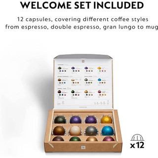 Cà phê viên nén - Viên nén cà phê Nespresso Vertuo Capsules - Hộp 12 viên