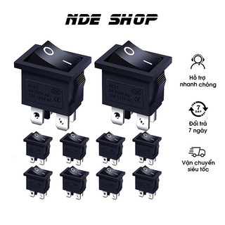 Công tắc bập bênh kcd1-104 4 chân 6a 250v kích thước 21x15mm công tắc on/off