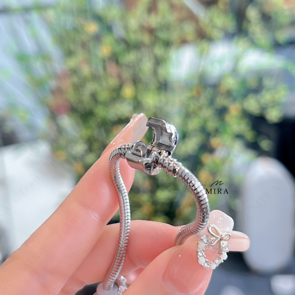 Dây Titan, Lắc Tay MIRA & Co. - DB-PAN-TR Mở Được Đầu Chốt, Dây Titan Không Hoen Gỉ