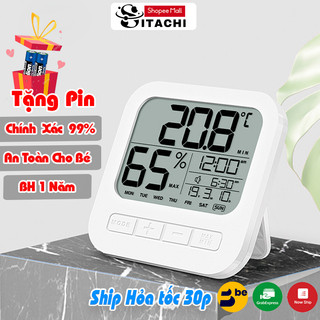 Nhiệt kế phòng, Sitachi đo nhiệt độ và độ ẩm phòng ngủ an toàn cho bé chính xác 99%