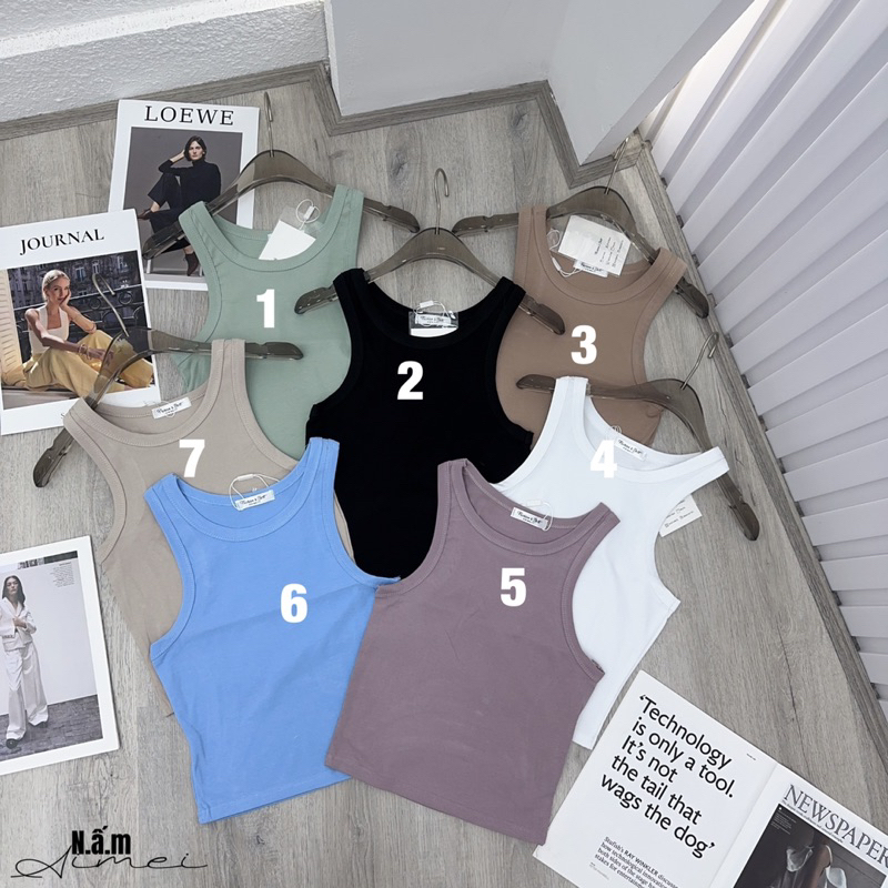 ÁO SÁT NÁCH TRƠN CHẤT COTTON SIÊU DÃN KHÔNG NHÃO HÀNG QC MS11652