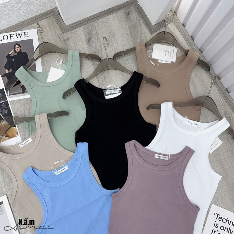 ÁO SÁT NÁCH TRƠN CHẤT COTTON SIÊU DÃN KHÔNG NHÃO HÀNG QC MS11652