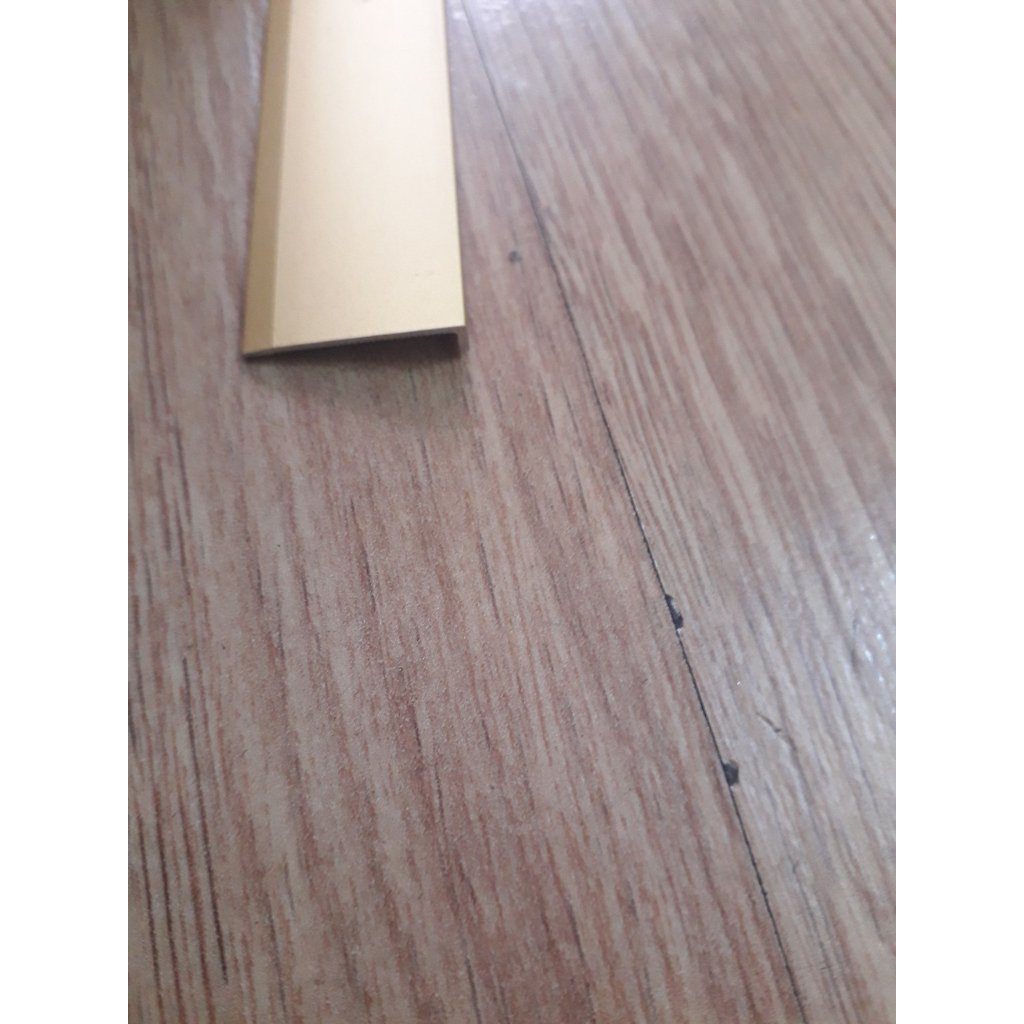 Nẹp nhôm L20x3, nẹp nhôm chữ L,nẹp kết thúc sàn gỗ, thanh dài 2m5, hàng dày 1li, nẹp L nhôm