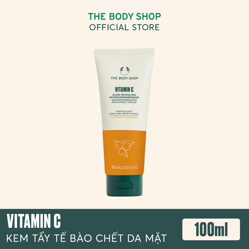 Kem tẩy da chết cho mặt The Body Shop Vitamin C Microdermabrasion 100ml