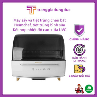 Máy sấy và tiệt trùng chén bát Heimchef, máy tiệt trùng sấy khô bình sữa [HÀNG HÀN QUỐC]