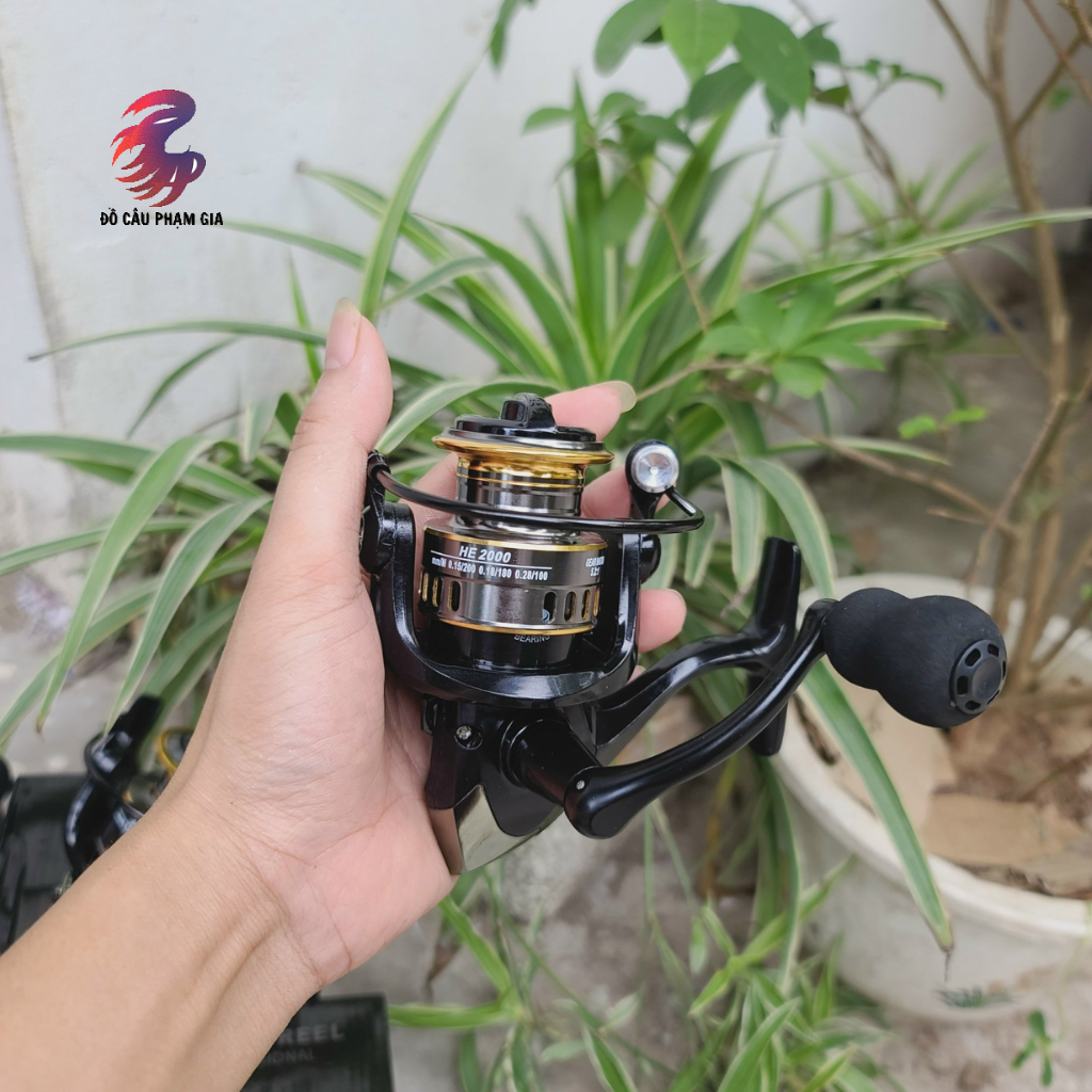 Máy Đứng Câu Lure HE800-HE7000 Siêu Khỏe, Máy Câu Lure HE Full Kim Loại Cao Cấp
