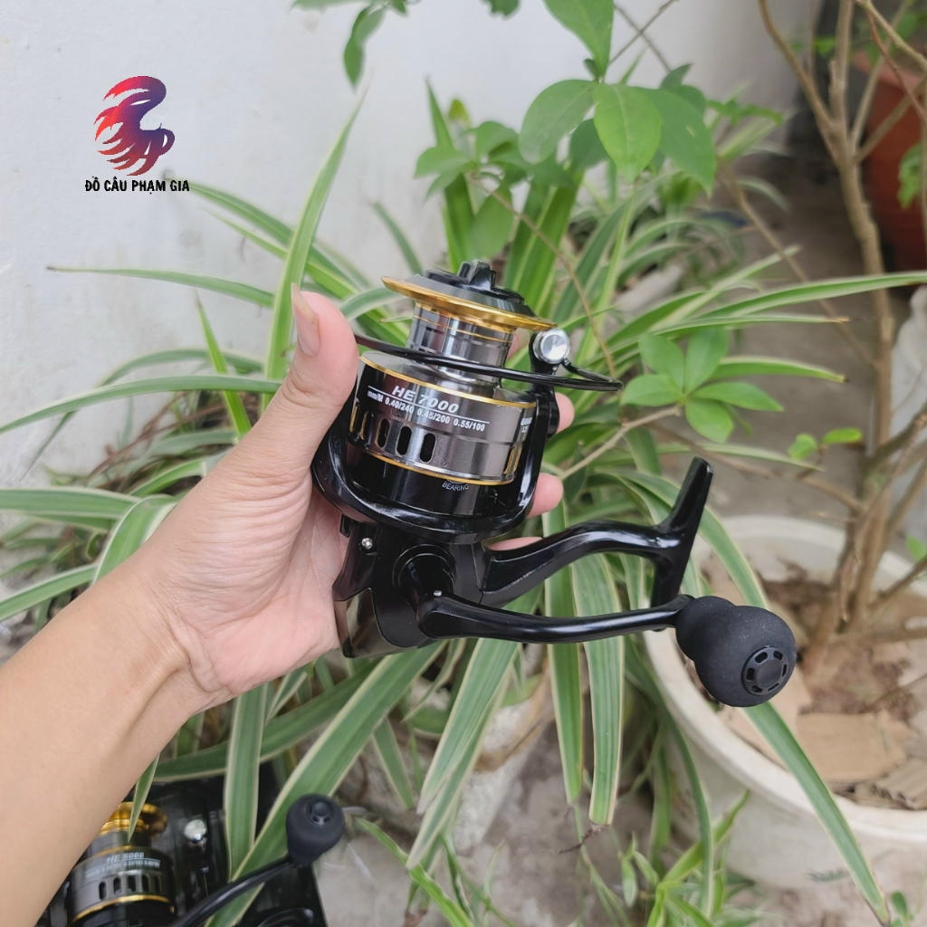Máy Đứng Câu Lure HE800-HE7000 Siêu Khỏe, Máy Câu Lure HE Full Kim Loại Cao Cấp