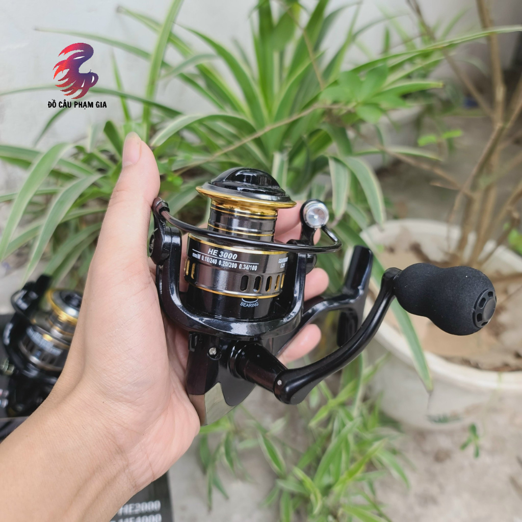 Máy Đứng Câu Lure HE800-HE7000 Siêu Khỏe, Máy Câu Lure HE Full Kim Loại Cao Cấp