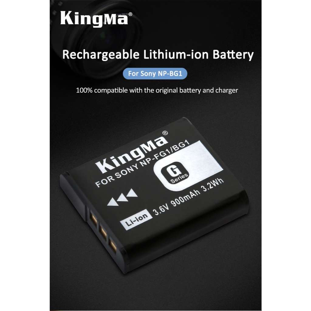 Sony NP-BG1 NP-FG1  | Pin và Sạc máy ảnh SONY Type-G G Series BG FG NP-BG1 NP-FG1 KINGMA Sony Cybershot
