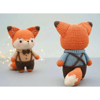 Cáo len handmade