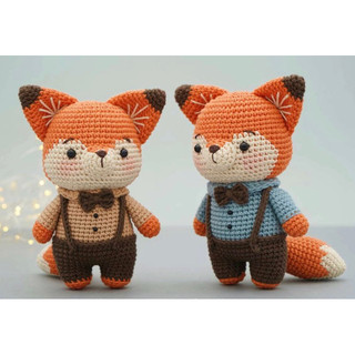 Cáo len handmade