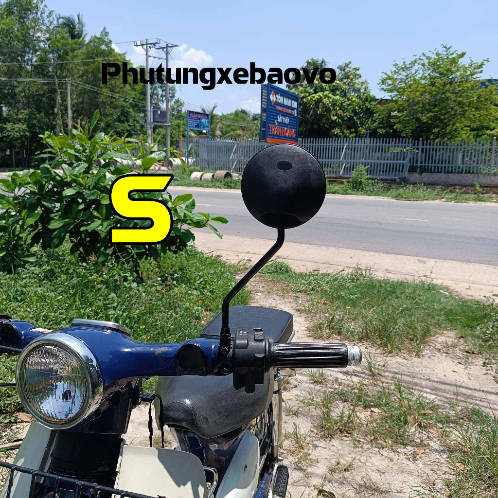 Gương xe máy các loại, kính chiếu hậu xe máy mô tô, xe classic chân ốc 10mm