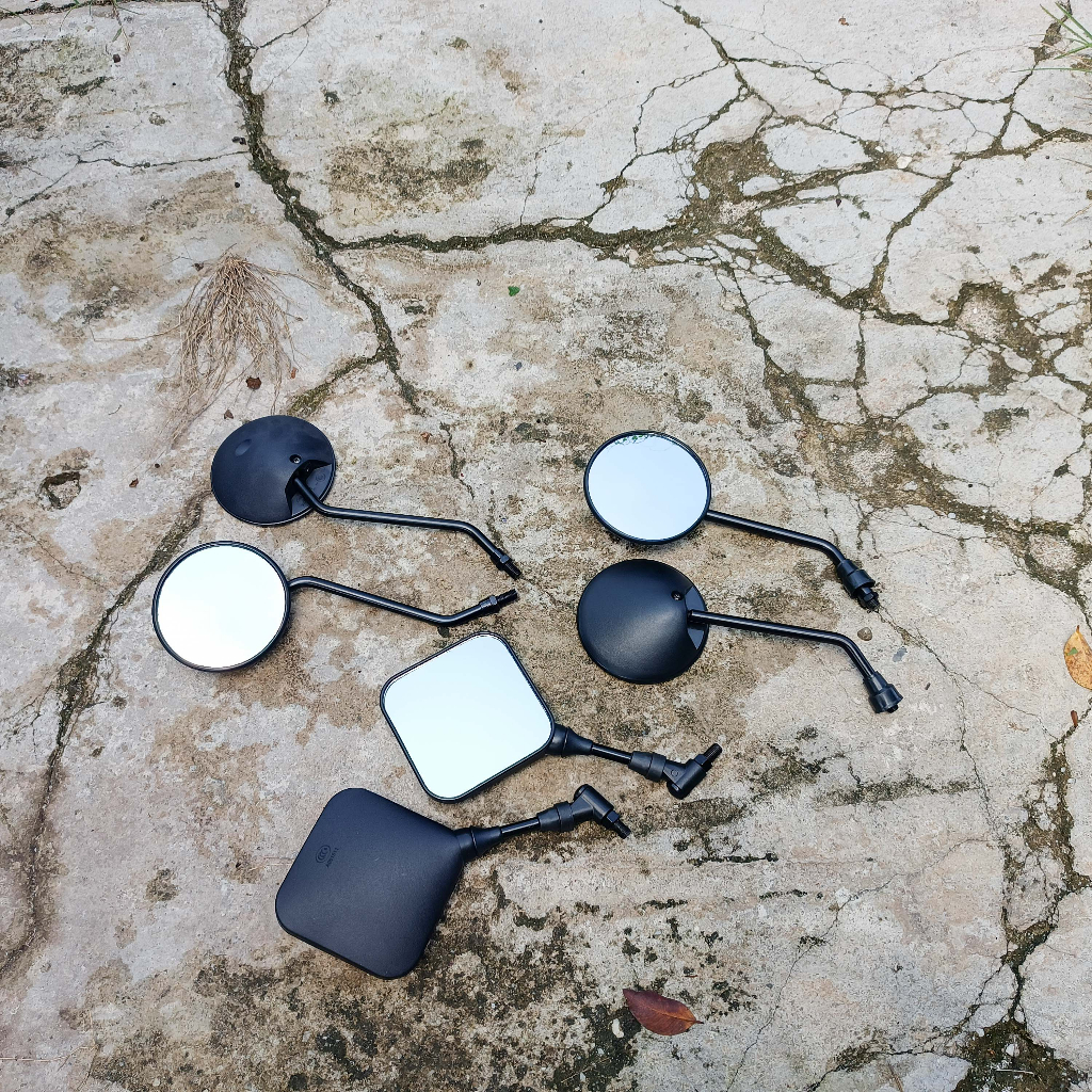 Gương xe máy các loại, kính chiếu hậu xe máy mô tô, xe classic chân ốc 10mm