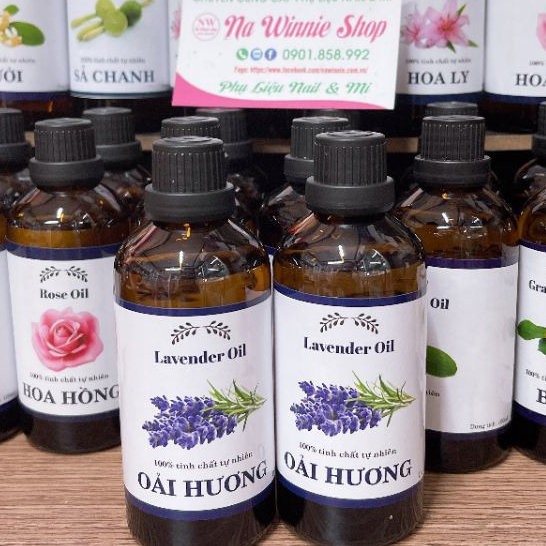 Tinh dầu xông phòng 100% tự nhiên về cực nhiều, mùi thơm lâu, tạo cho không khí spa thêm phần ấm áp