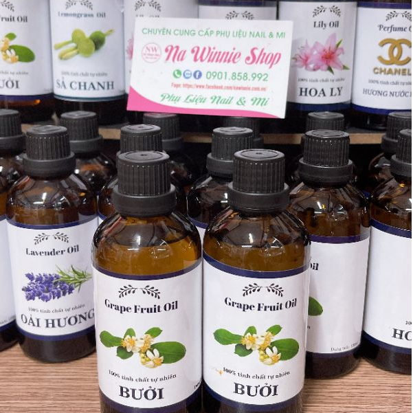 Tinh dầu xông phòng 100% tự nhiên về cực nhiều, mùi thơm lâu, tạo cho không khí spa thêm phần ấm áp