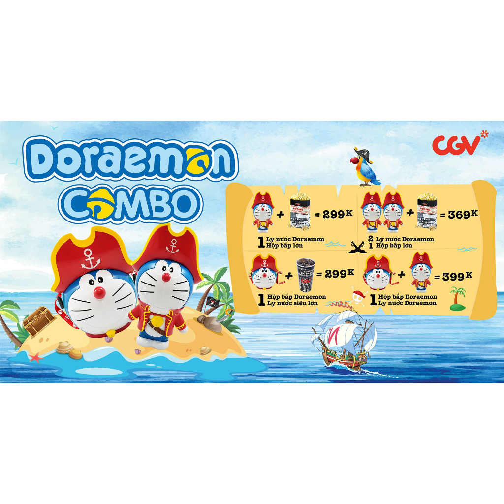Bình nước Doraemon CGV - Limited