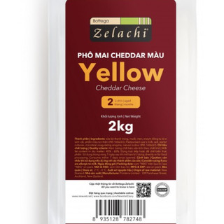 Phô mai cheddar màu bottega zelachi 2kg