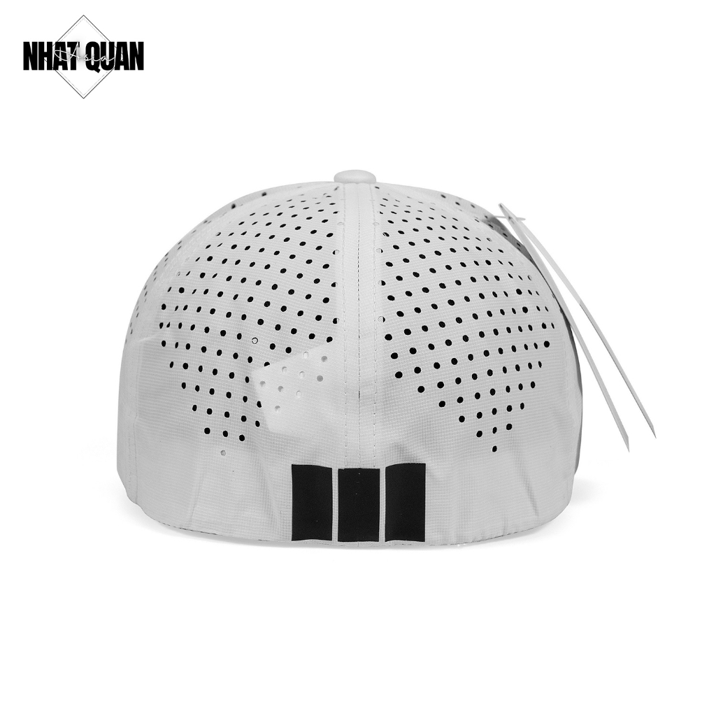 Mũ lưỡi trai Adidas dù gió đục lỗ laze bít đuôi co giãn xịn xò - Nhật Quân Asia nhatquanasia