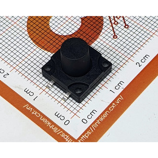 Nút nhấn smd 4p 12x12x10mm đóng dây, chống nước, nút nhấn 12x12