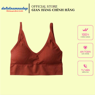 Áo bra cotton len tăm hở lưng khoét lưng dáng U chất vải sờ mịn tay,siêu nhẹ,thoáng khí,co giãn tốt