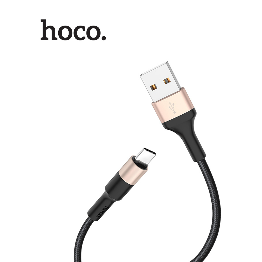 Cáp Sạc Hoco X26 USB to Type-C cáp bọc dù chống rối,chống gãy ,dài 1m
