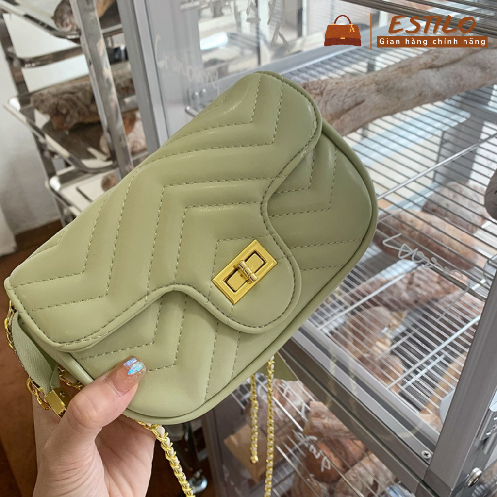 Túi xách nữ đeo chéo, đeo vai ESTILO size 18cm HA356