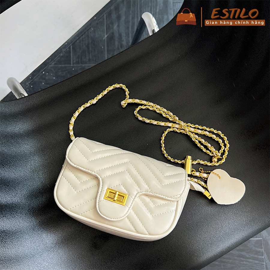 Túi xách nữ đeo chéo, đeo vai ESTILO size 18cm HA356