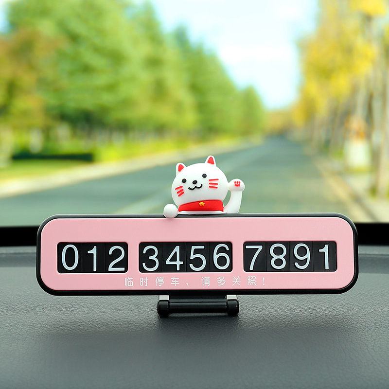 Bảng số điện thoại hình thú cưng: Thỏ, Husky,Shiba Go Home dễ thương dùng trang trí taplo ô tô, quà tặng bạn bè