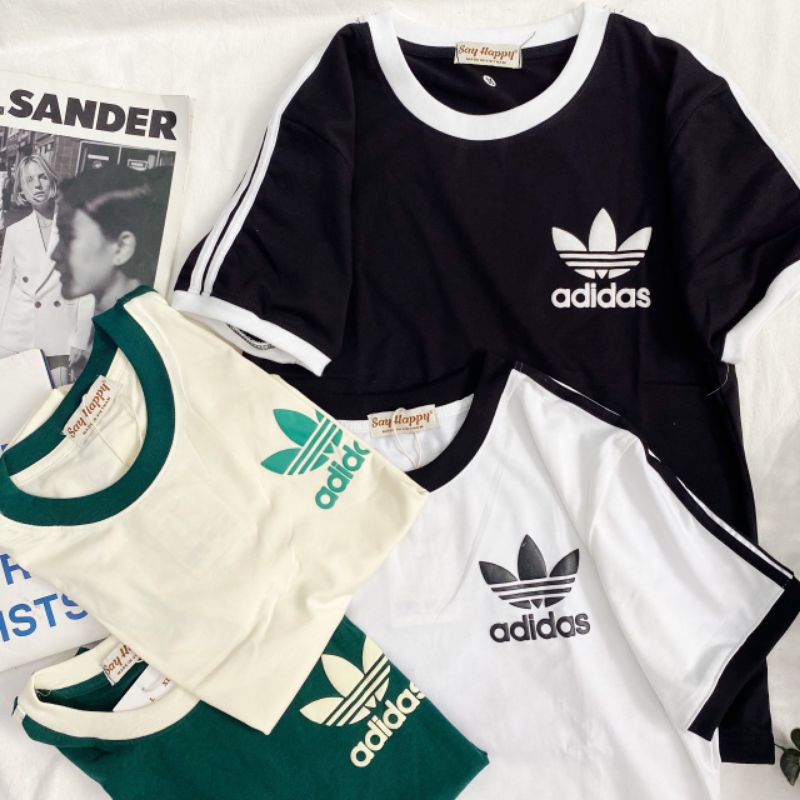 Áo Thun Say Happy Viền