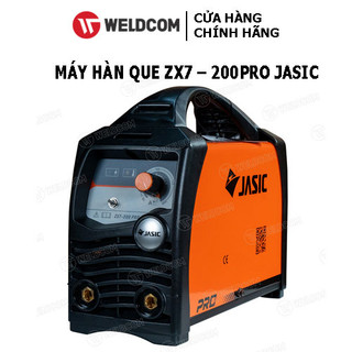  Máy Hàn Que ZX7-200PRO JASIC Hàn Que 1.6-3.2mm Kèm Kìm Hàn Có Dây 3m Cáp 16mm; Kẹp Mát Có Dây 2m Cáp 16mm 