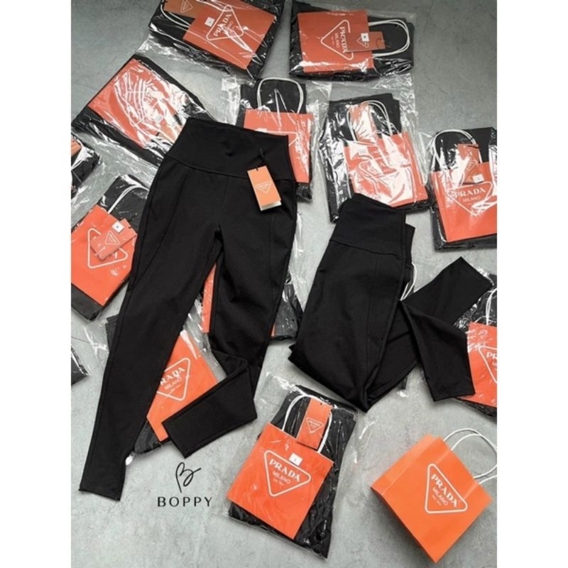 Quần legging nâng mông Lửng và Dài cạp cao có gen bụng VY VY hàng QCCC
