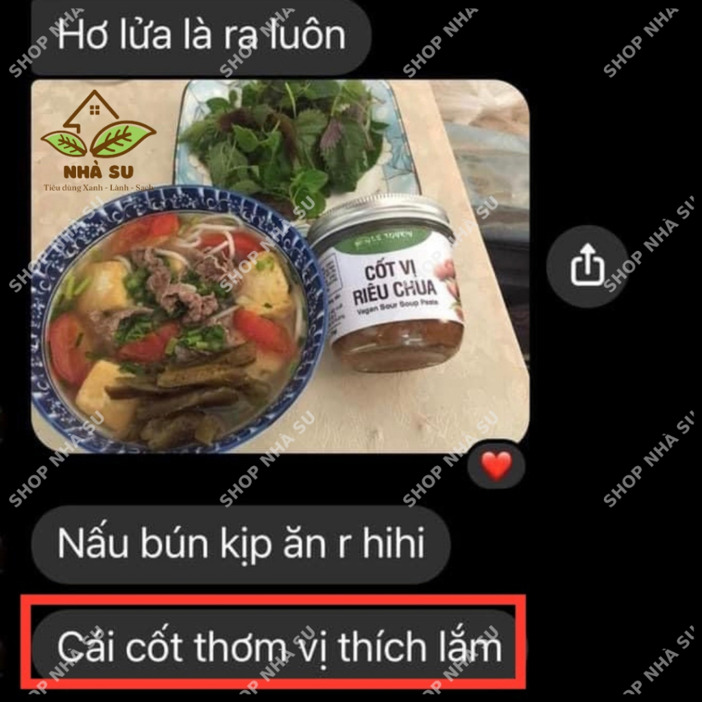 Cốt gia vị chay, cốt phở chay vị riêu chua Letonkin - Chay/ mặn đều được, ngon ngọt từ rau củ - Lọ 270g