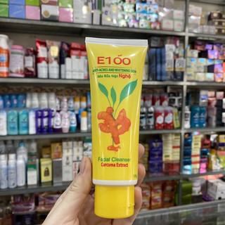 Sữa rửa mặt E100 Bò/Nghệ /Nha đam/Dưa leo 100g