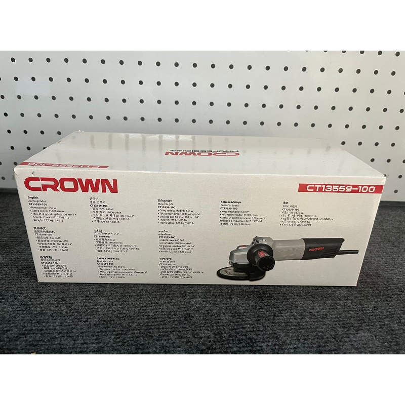 Máy mài góc 650W Crown CT13559