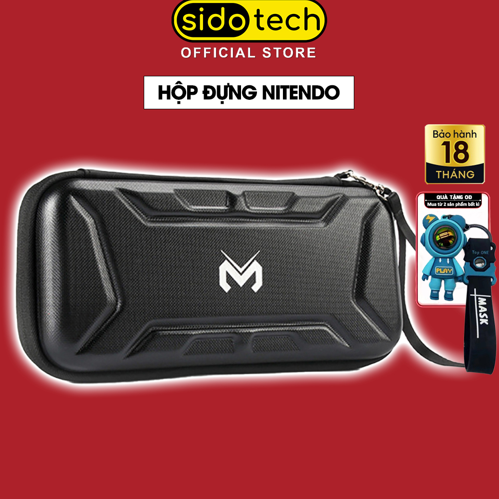 Hộp đựng Nintendo switch SIDOTECH chống nước va đập bảo vệ máy chơi game và phụ kiện oled v1 v2 lite