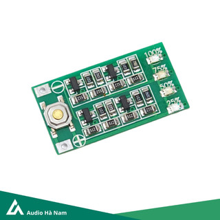 Mạch led báo dung lượng pin 3s có nút bấm