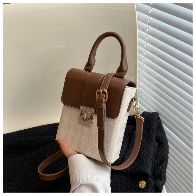 Túi xách nữ hình hộp họa tiết xách tay đeo chéo đeo vai JOYKI NT03