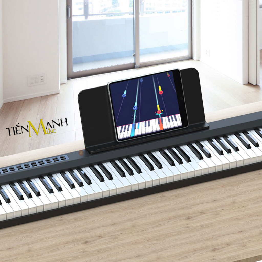 [New Model] Đàn Piano Điện Konix PH88CL - 88 Phím nặng Cảm ứng lực Có Loa, Bluetooth, Pin Sạc PH88